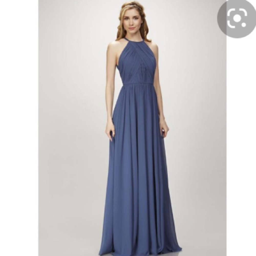 Theia Allison bridesmaid dress in French blue